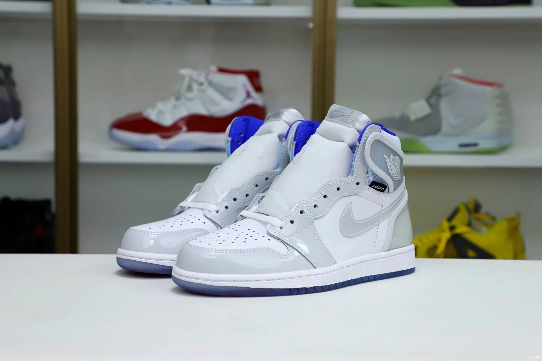 HIGH 1 AIR ZOOM JORDAN 'RACER BLUE' 0723